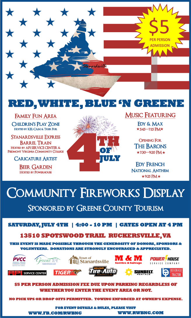 2026 4th of July Flyer